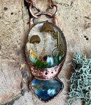 Collier Champignons et Labradorite