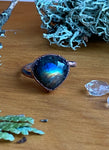 Bague Labradorite 7.5