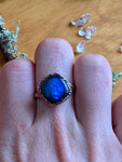 Bague Labradorite losange 7