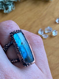 Bague Labradorite Rectangle 6