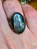 Bague Labradorite œil de chat 5