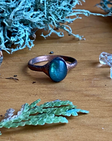 Bague Labradorite 6.5