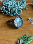 Bague Labradorite ronde 6.5