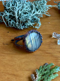 Bague Labradorite ronde 6.5