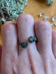 Bague Tourmaline double 6.5