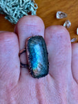 Bague Labradorite rectangle 6.5