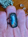 Bague Labradorite rectangle 6.5