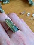 Bague Quartz vert *** 7