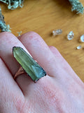 Bague Quartz vert *** 7