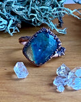 Bague Labradorite carré 7